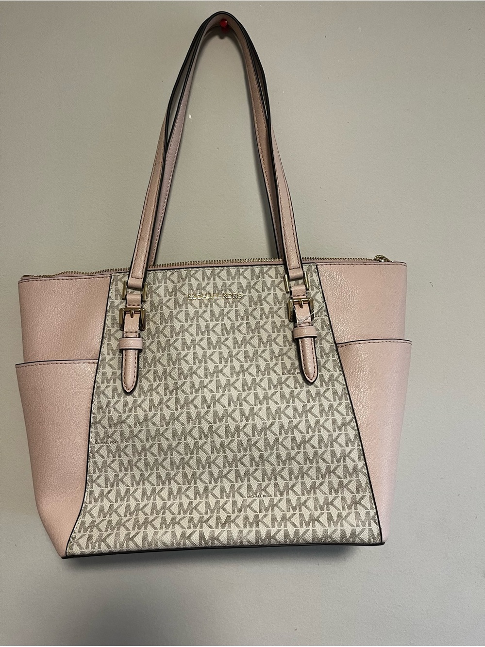 Michael Kors Blush Pink MK Signature Tote